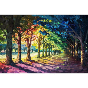 Colorful Canvas of Trees
